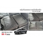 แผ่นกันรอยเบาะพนักพิงหลัง 2 ชิ้น สีดำ สำหรับ Honda BR-V BRV ปี 2022-2023
